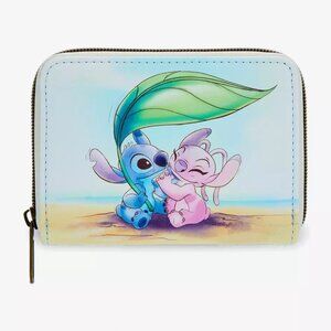 Loungefly Disney Lilo And Stitch Wallet Angel Stitch Scrump Ducklings Zip Around